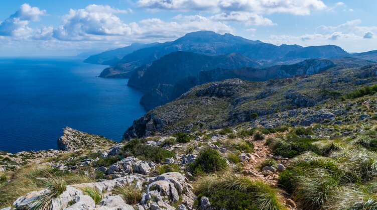Die Küste der Serra de Tramuntana Küste der Serra de Tramuntana