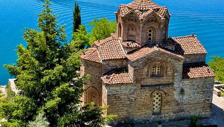 Kirche des Heiligen Johannes von Kaneo am Ohridsee