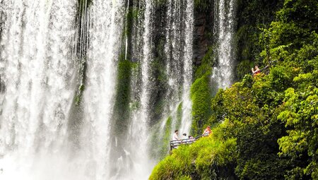 Beeindruckender Iguaçu-Wasserfall