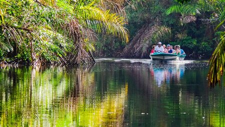 Bootsfahrt im Tortuguero-Nationalpark