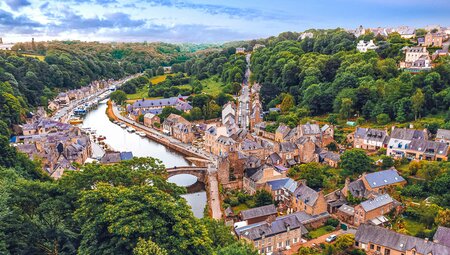 Dinan aus der Luft