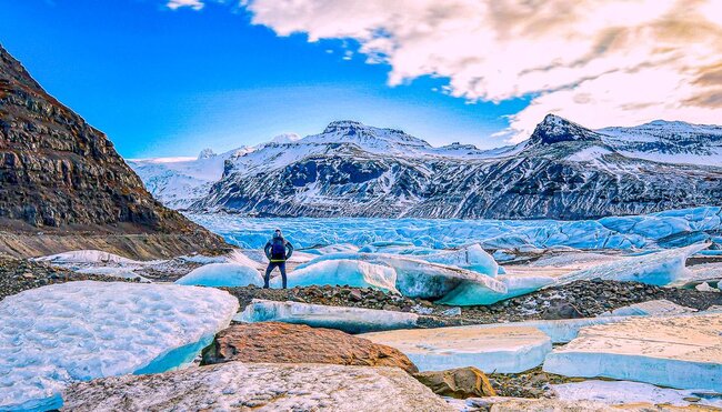 Die Ruhe am Gletscher