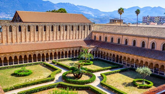 Kreuzgang der Kathedrale in Monreale