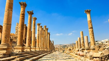 Kolonnadenstraße in Jerash