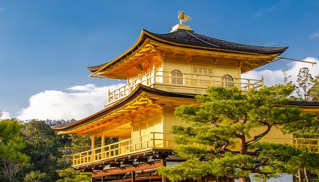 Der goldene Pavillon in Kyoto