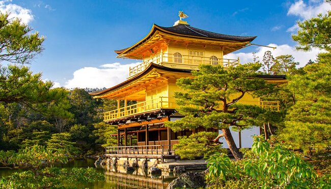 Der goldene Pavillon in Kyoto