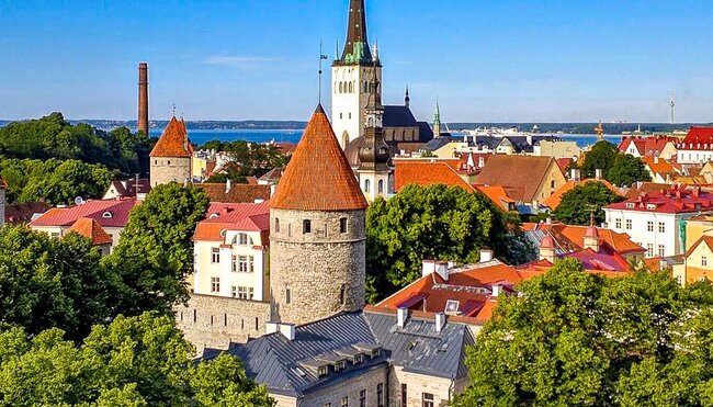 Türme der Altstadt von Tallinn