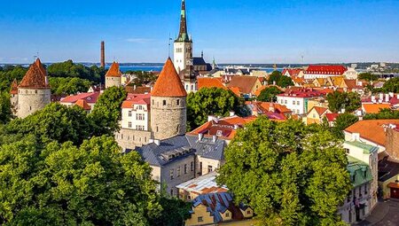Türme der Altstadt von Tallinn