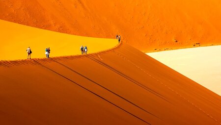 Aufstieg Düne Big Daddy