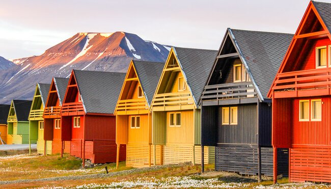 Longyearbyen auf Svalbard