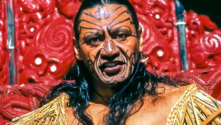 Portrait eines Maori-Mannes