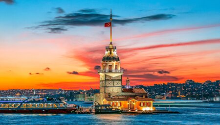 Sonnenuntergang in Istandbul