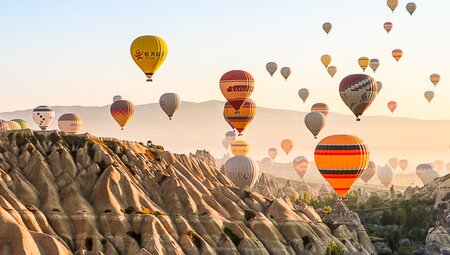 Heißluftballons in Kappadokien