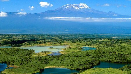 Die Momella Seen vom Aussichtspunkt Boma la megi