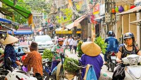 Innenstadt von Hanoi