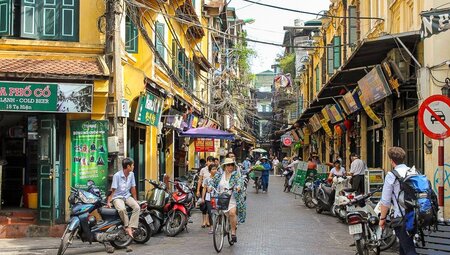 Gassen in Hanoi