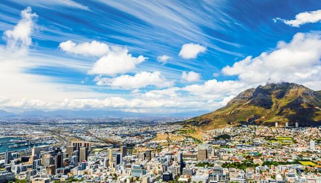 Blick auf Kapstadt