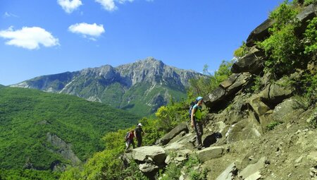 Trekking in Albanien