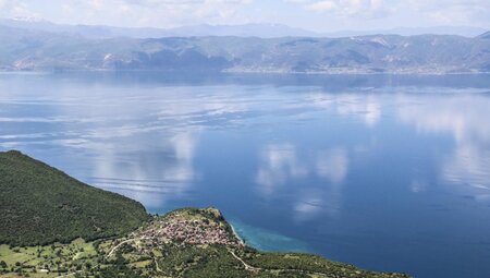 Blick über den OhridSee
