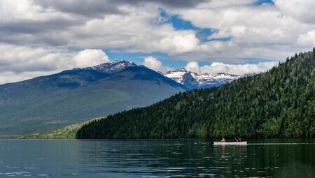 Kanufahren im Wells Gray Provincial Park in British Columbia
