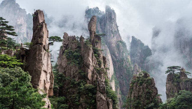 Die Nebelberge in Huangshan