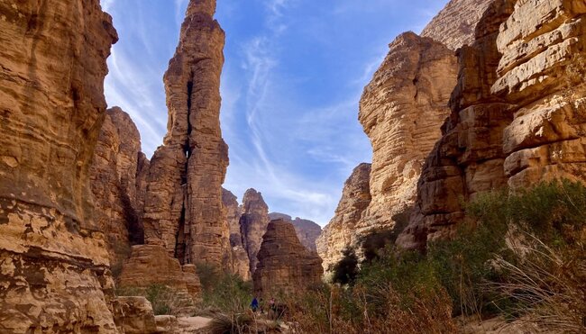 Felsen im Wadi Essendiléne
