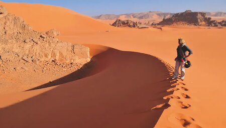 Algerien mit Egmont Strigl – Trekking durch die Dünen des Süd-Tadrart