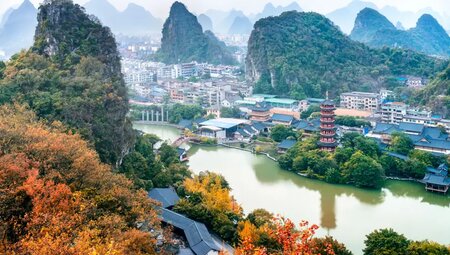 Guangxi – Wandern in der Karstlandschaft