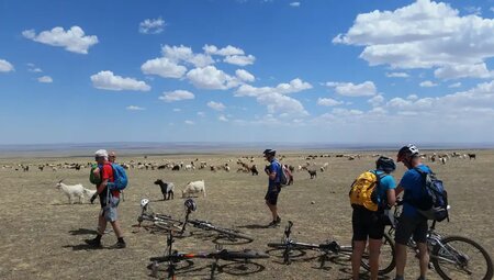 Mongolei – MTB Reise über die Berge zur Wüste Gobi
