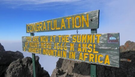 Tansania – Mount Meru Besteigung