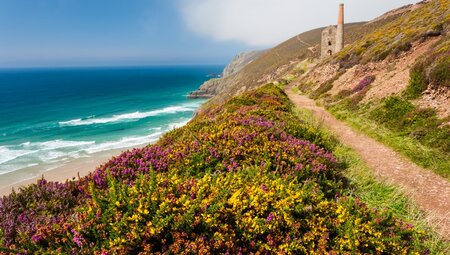 Wheal Coates in der Nähe von St. Agnes Cornwall