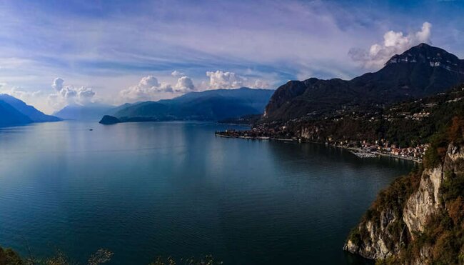 Lombardei - Bergpanorama am Comer See & Luganer See