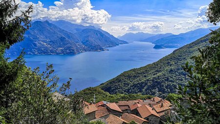 Lombardei - Bergpanorama am Comer See & Luganer See