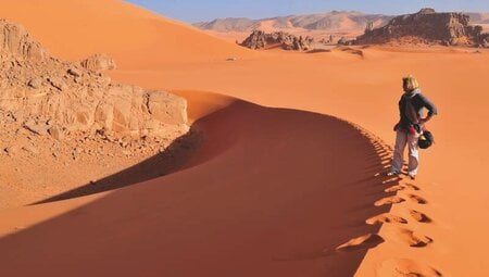 Algerien mit Egmont Strigl - Trekking durch die Dünen des Süd-Tadrart