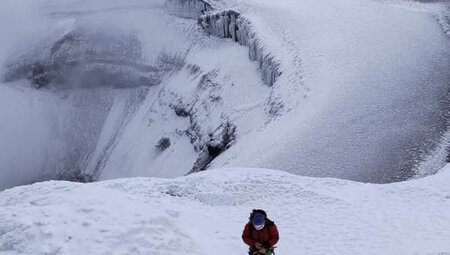 Ecuador - Chimborazo, 6.268 m und Vulkan-5000er