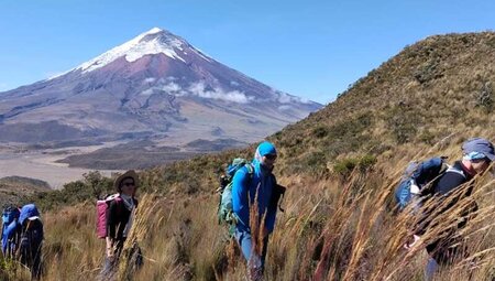 Ecuador - Chimborazo, 6.268 m und Vulkan-5000er