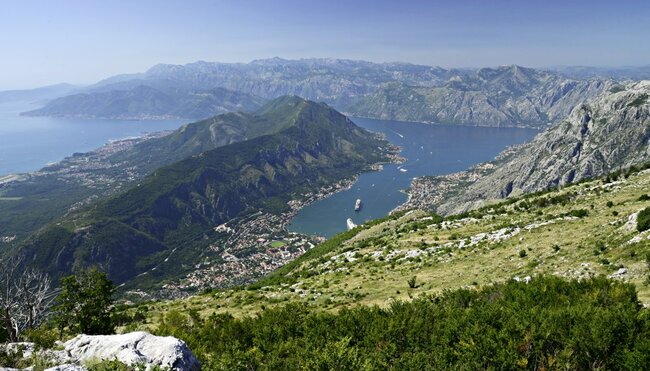 Blick auf die Bucht von KotorBlick auf die Bucht von Kotor