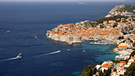 Blick auf die Altstadt von Dubrovnik