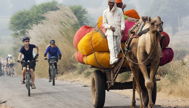 Auf zwei Raedern in Rajasthan_2