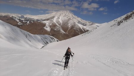Iran - Vulkan Damavand, 5.671 m mit Ski