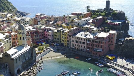 Blick auf Vernazza Cinque Terre