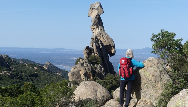 Felsformation Sa Crabarissa in Austis