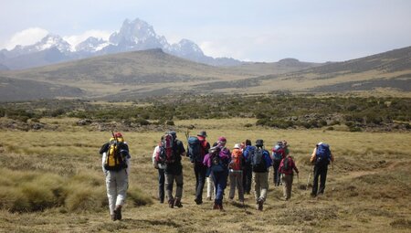 Wanderer Mount Kenya