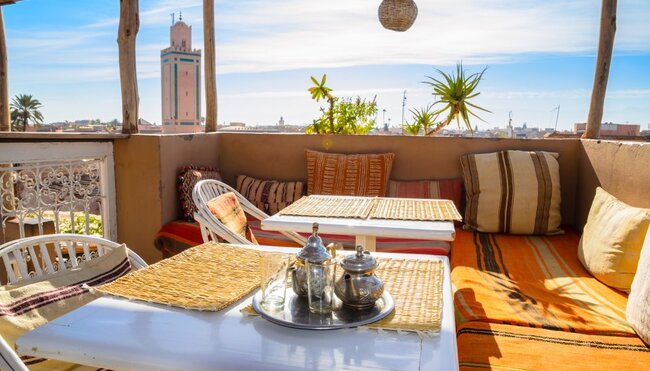 Dachterrasse Marrakech