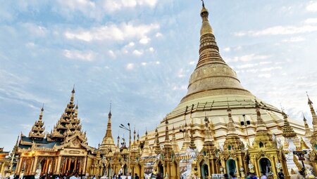 Yangon ShwedagonPagode Stimmung