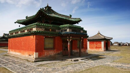 Tempel des Dalai Lama in der Klosteranlage Erdene Dsuu