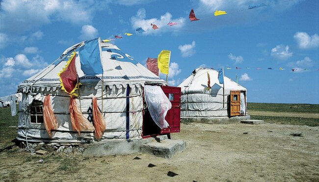 Yurtenlager bei Hohot in der Inneren Mongolei 2