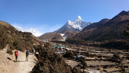 Auf dem Weg nach Pangpoche