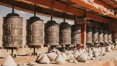 Gebetsmühlen in Mustang
