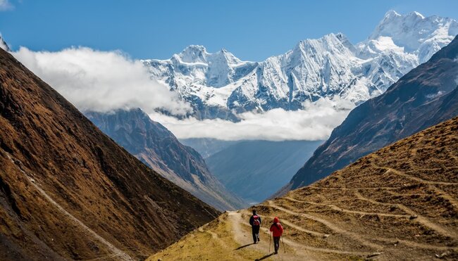 Trekker auf der ManasluRunde